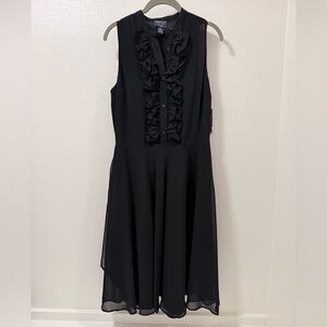 Black Ruffled Dress
